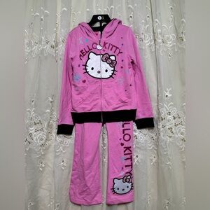Sanrio Hello Kitty Girls Tracksuit Pink